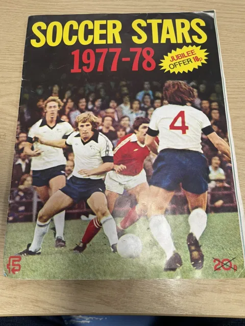 FKS Soccer Stars - Football Sticker Album 1977-1978 Half Complete VGC