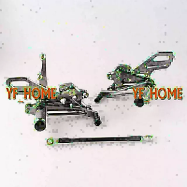 Motorcycle Rear Set Rearsets Foot Peg Pedal fit Kawasaki Ninja ZX10R 04 05 Gray