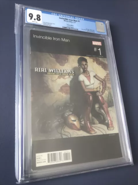 Invincible Iron Man 1 Adi Granov Hip Hop Variant Riri Williams Ironheart CGC 9.8