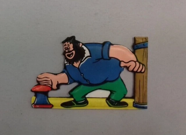Plasteco, sagoma Brutus, numero 2, serie nuova Braccio di Ferro, Mio.
