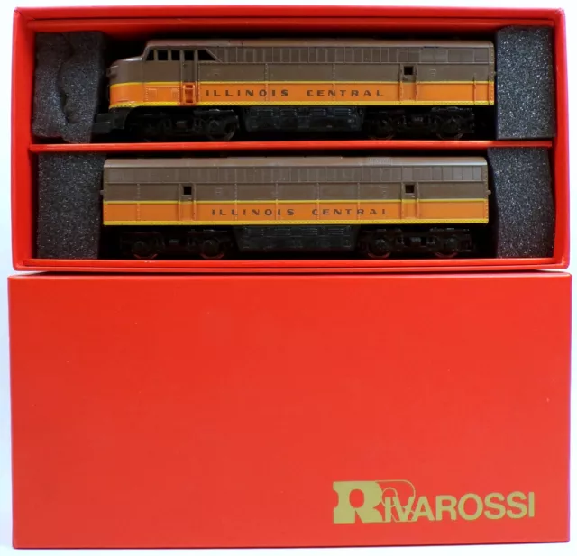 RIVAROSSI 1957 DIESEL A+B FAIRBANKS-MORSE C LINER ILLINOIS CENTRAL art A FM I/AB