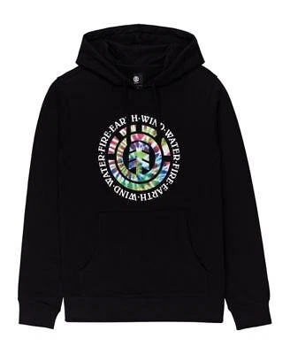 Element Element Mens Santoro Hoodie Flint Black XL BLUE Size XLARGE S/S