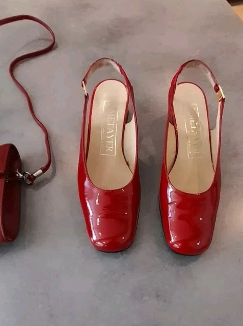 Escarpins Marron J.METAYER Certifié - Taille 38.5 - Cuir - Talon Kitten Heel - Neuf (occasion Vendu Comme Neuf)