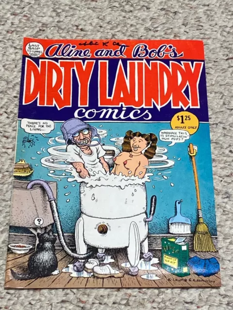 ALINE KOMINSKY-CRUMB Signed DIRTY LAUNDRY COMICS VERY RARE!!!!