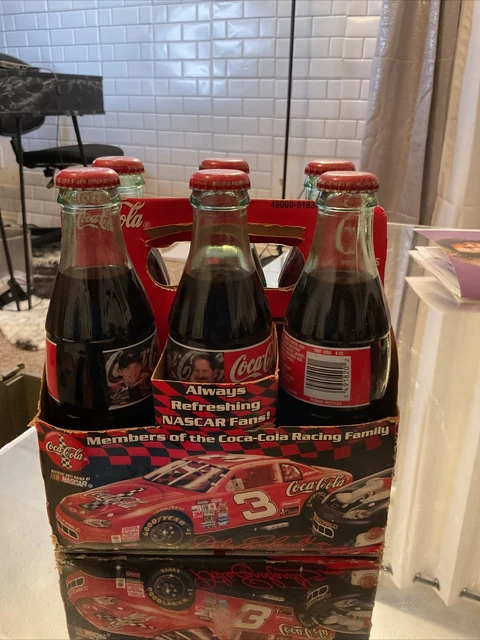 NASCAR Coca Cola Montegi Japan Dale Earnhardt & Earnhardt Jr Coke Bottles 6-Pk