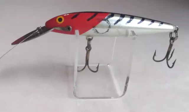 RAPALA CD-11 MAG Magnum Sinking Minnow Fishing Lure Finland Red Silver  Custom $12.95 - PicClick