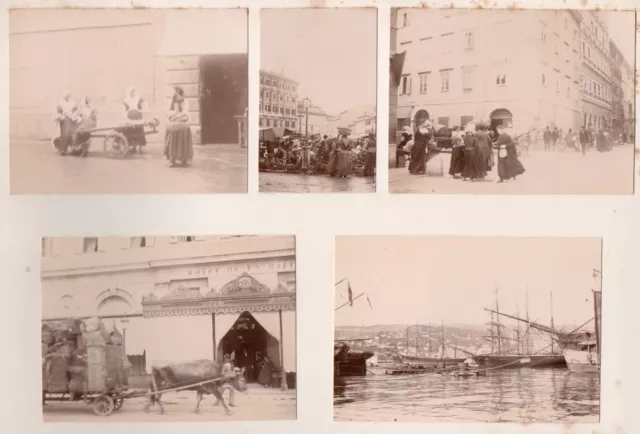 Lot De 57 Photographies Dont Vienne Et Venise Circa 1880