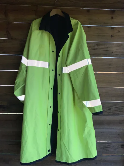Blauer B-Dry Men Rain Coat Reflective Safety Jacket ANSI 107 L HIGH VISIBILITY