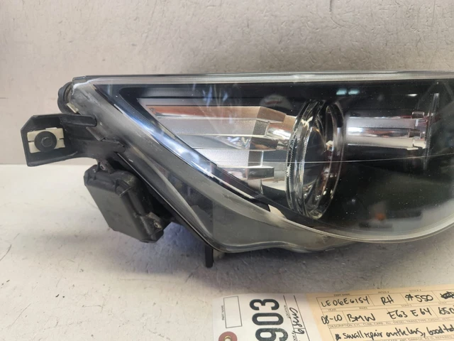 2008 2009 2010 BMW E63 E64 650i M6 LCI RIGHT XENON LED HEADLIGHT OEM ...