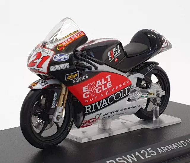 Ixo Models 1/24 Scale IB49 - Aprilia RSW125 - #21 Arnaud Vincent 2002