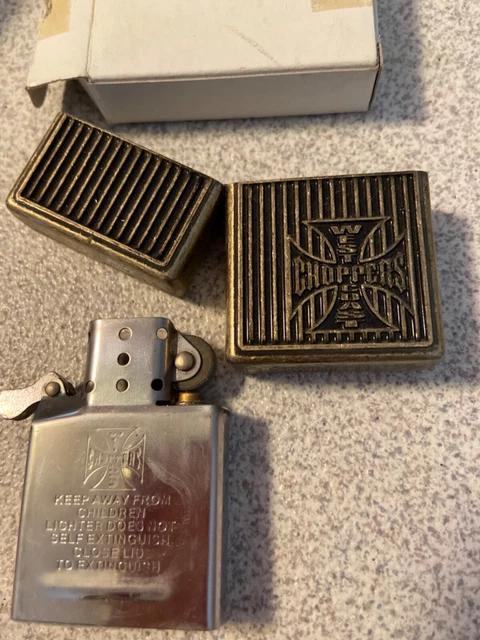 West Coast Chopper Vintage  Lighter. Gold. New in Box. Jesse James