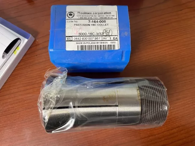 Tmx 7-164-008 Precision 16C Collet 3/32" Round
