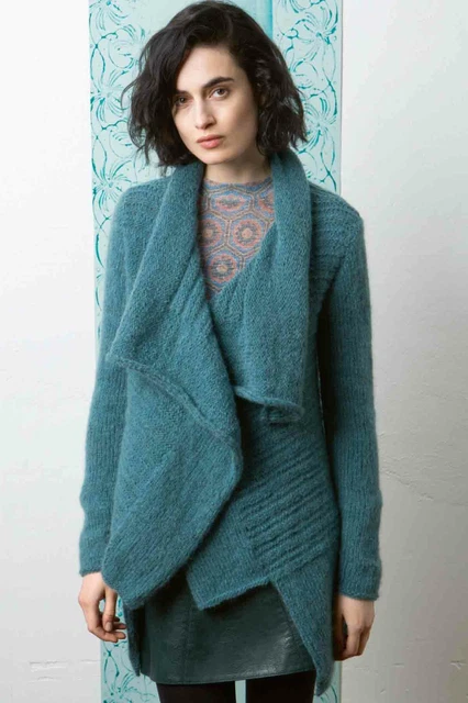 Giacca - Lang Yarns Malou Light - Pacchetto modello maglia con Creazione di