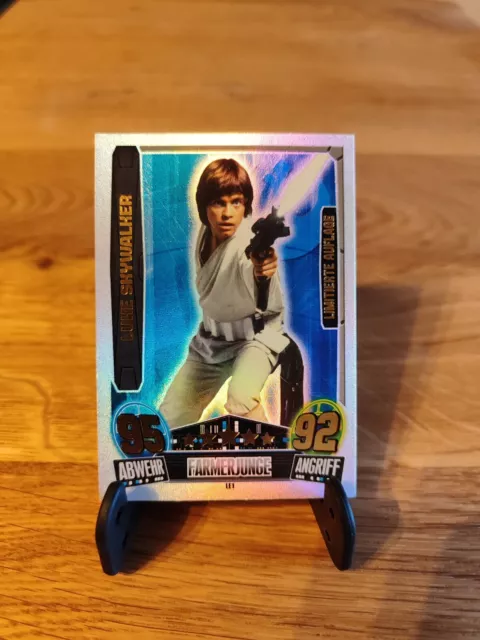 Star Wars Karte Force Attax ( Luke Skywalker) LE1 !