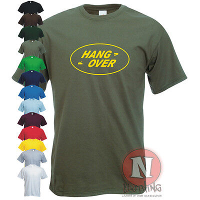 HANG OVER spoof funny 4x4 off road green lane Landy lover T-shirt