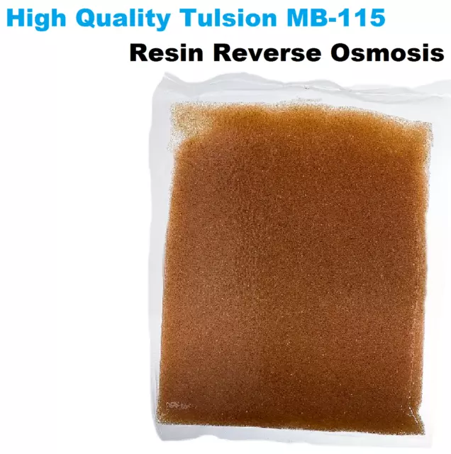 600 ml de resina de tulsión de alta calidad MB-115 DI para desionización por ósmosis inversa RODI