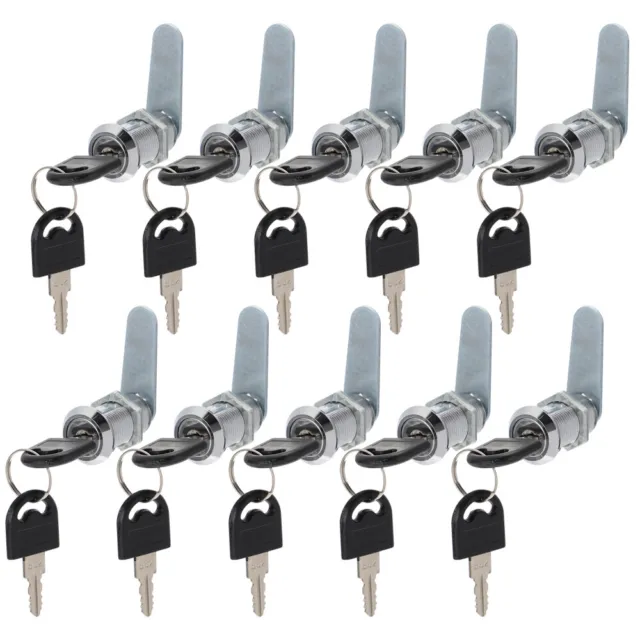 10 pz cassetta degli attrezzi serratura a camme serrature armadio chiavi cassetta degli attrezzi lega