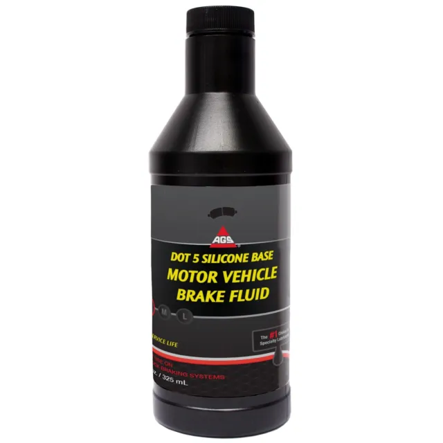 Motor Vehicle Silicone Base DOT 5 Brake Fluid - 12oz Bottle