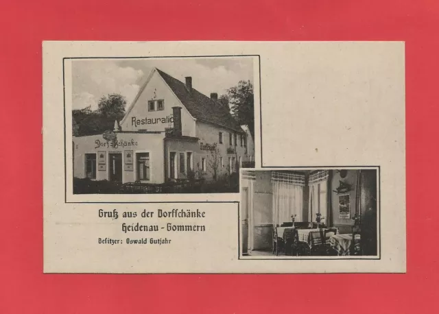 AK Gruss aus Heidenau Gommern Gasthaus Dorfschänke,  Pirna, Müglitztal, Dohna