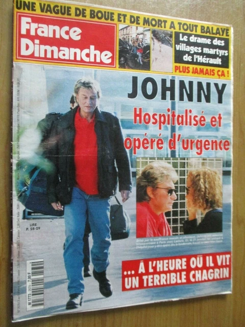 france-dimanche-johnny-hallyday-natacha-amal-1996-ref-fr-188-eur-3-00