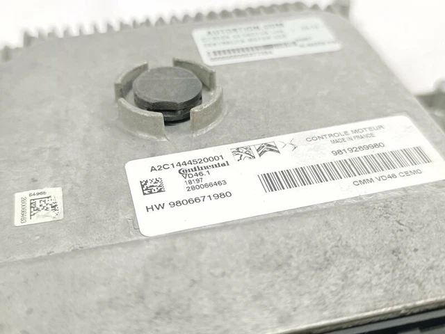 9819269980 277394 SWITCHBOARD engine uce for CITROEN C4