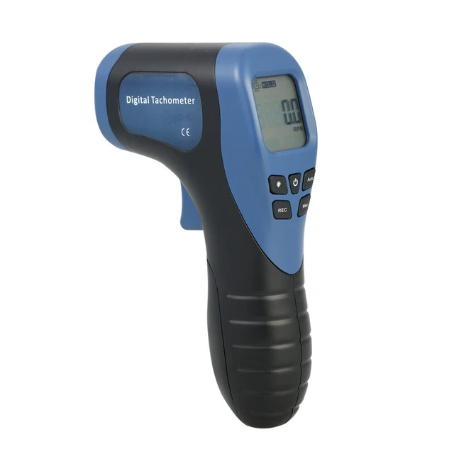 Digital  Photo Non  Tach Meter 99999RPM w/ Reflective Tape A4H5