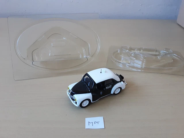 COCHE AUTO ESCALA 1:64 Norev Renault 4 Cv 1952 Azul diecast miniaturas