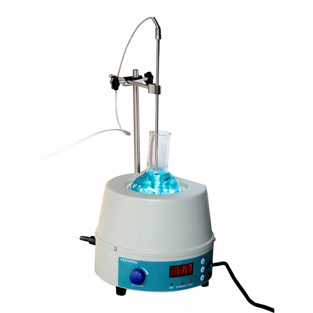 500ml Electric Digital Magnetic Stirring Heating Mantle 250W 450℃ 110/220V WT