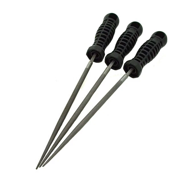 LOCK MONKEY MK710 6" Round Impressioning File Set 3 Pcs