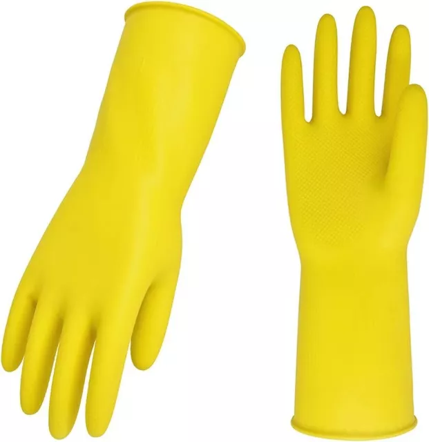 Household Rubber Gloves Non Allergy Latex, Supreme Washing Up Cleaning, Food