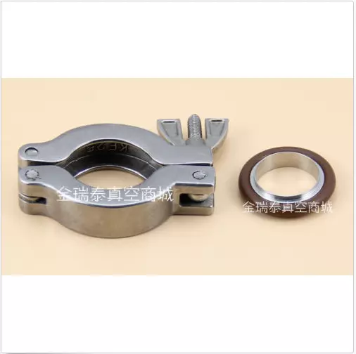 NW/KF-16 VACUUM HOSE CLAMP KF16 STAINLESS STEEL 304 and Viton O-ring E