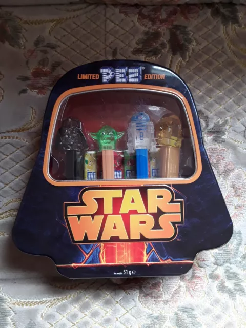 limited edition star wars pez dispenser darth vader tin