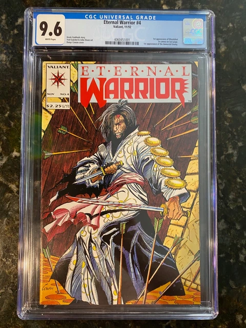 Eternal Warrior #4 CGC 9.6 - 1st App of Bloodshot Valiant Comics