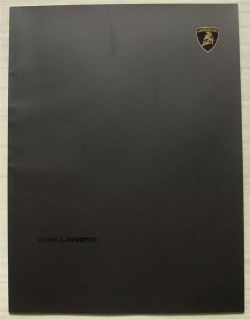 LAMBORGHINI GALLARDO Large Format Car Sales Brochure 2003