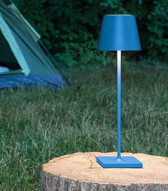Lampada da tavolo led ricaricabile poldina oro nera bianca grigia 4000k 6400k ok 8