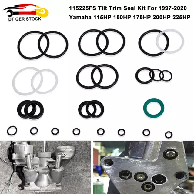 Für Yamaha Fast Strike Power Trim Motor Seal Kit Tilt Trim Seal Kit 115225FS