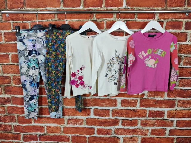 Girls Bundle Age 5-6 Years Boden Next M&Co M&S Leggings Long Sleeve Tee 116Cm