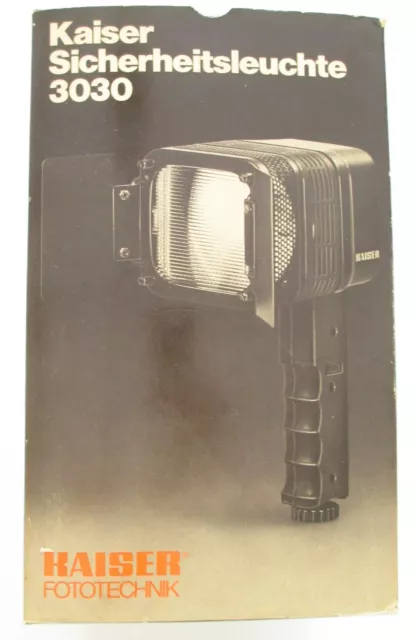 Faretto KAISER Fototechnik mod 3030 220V 1000W 3400K Made Germany (anni '80 '90)