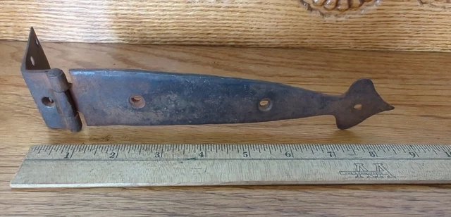 Antique 1800’s Barn Chest or Door Strap Hinge Hand Wrought Cast Iron 5