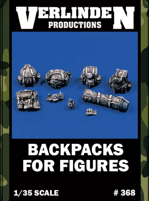 1/35 Resin Model Backpacks For Figures VERLINDEN #368 Soldier's Accessory