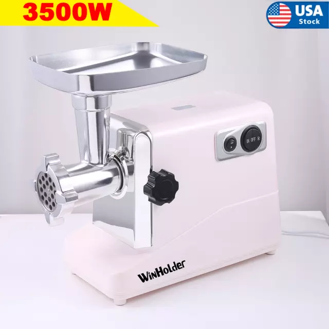 Electric Meat Grinder Home Kitchen Industrial Sausage Maker Food Mincer Stuffer