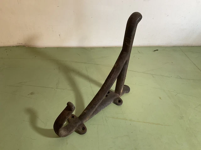 Large Antique Vintage Cast Iron Horse Bridal Harness Tack Coat Hook