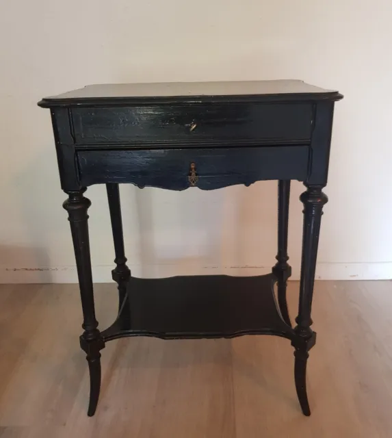 Petit meuble de rangement ancien dit " travailleuse" 1900