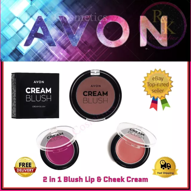 Avon 2 in 1 Lip and Cheek Cream Blush Sheer Natural Hint of Colour All Shades ❤️