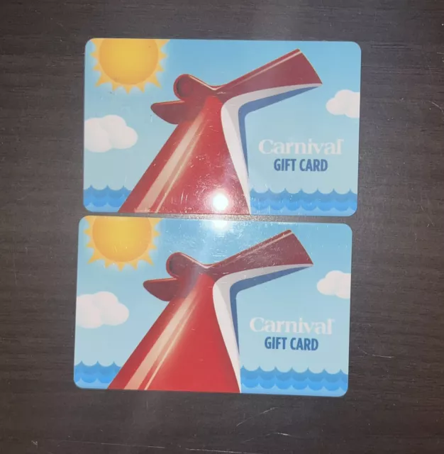 $200 carnival cruise gift cards