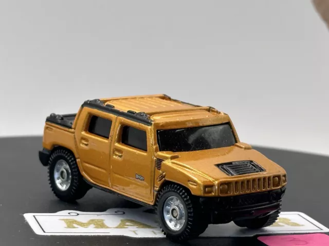 Maisto Hummer H2 Concept 2001 Orange Black Die Cast Car