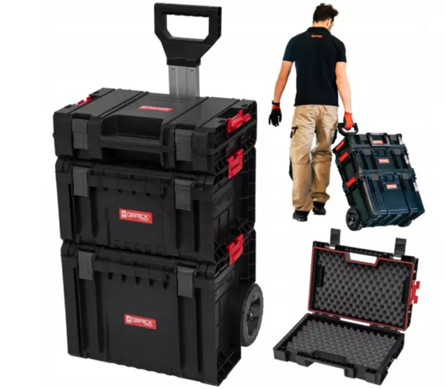 3in1 Werkzeugkoffer QBRICK System Pro 4935 Modulare Set Trolley + Box + Koffer