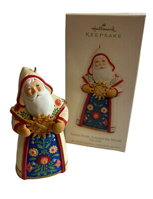 Hallmark Keepsake Ornament Santas From Around the World Poland SIGNED BY ARTIST