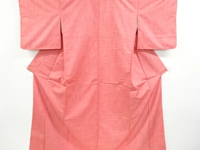 6814933: Japanese Kimono / Antique Kimono / Hand Woven Tsumugi