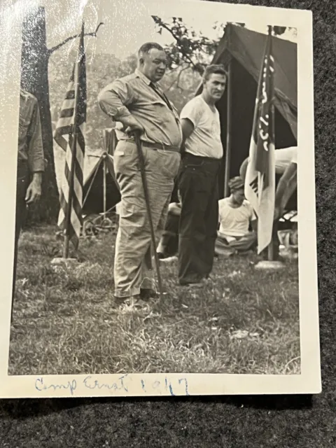 H Roe Bartle at Camp Ernst- 1947 - Kansas City Boy Scouts - mic-o-say